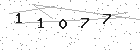 CAPTCHA image with digits
