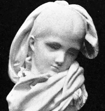 Alsatian Orphan sculpture by Rodin