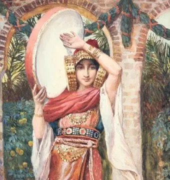Lady of Elche sculpture portrait with ornate headdress