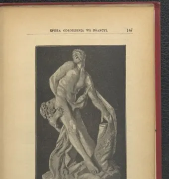 Milo of Croton sculpture showing a muscular man struggling as a lion attacks his leg.