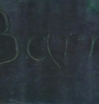 Close-up of Eduardo Barrón’s signature on the Monument to Columbus.