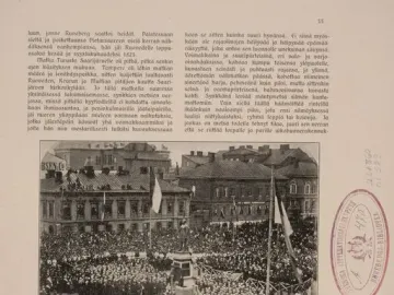 Crowd gathered around the Johan Ludvig Runeberg statue during its unveiling in a city square.