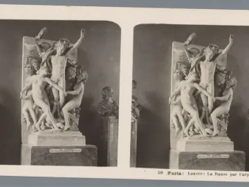 La Danse by Jean-Baptiste Carpeaux, showing a central male figure surrounded by nude female figures in a lively dance.