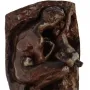 Young Mother in the Grotto by Auguste Rodin, a bronze sculpture of a crouching nude woman with a small child beside her.