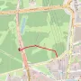 Map showing the Denkmal für die im Nationalsozialismus verfolgten Homosexuellen in Tiergarten near Ebertstraße.