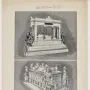 Engraving of the Tomb of Francis II, showing two ornate funerary monuments with recumbent figures, statues, and allegorical figures.