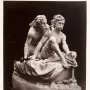 Marble sculpture of Kanaris at Chios showing two muscular sailors with nautical details.